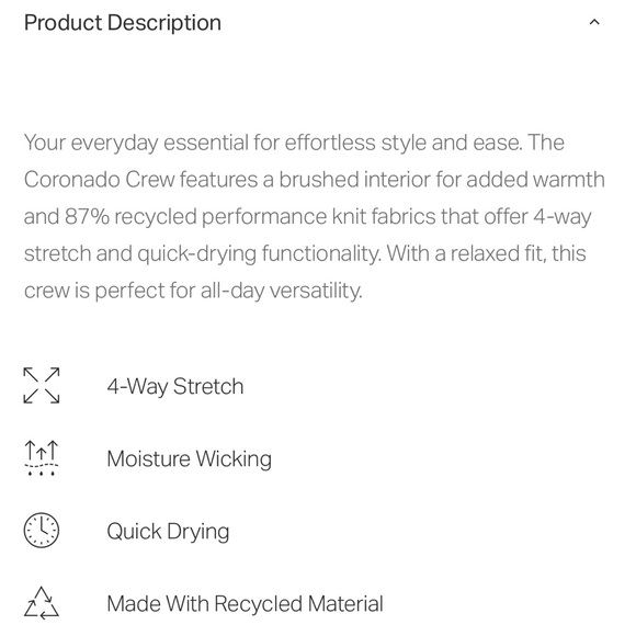 Vuori Men's Gray shirt - Picture 9 of 9